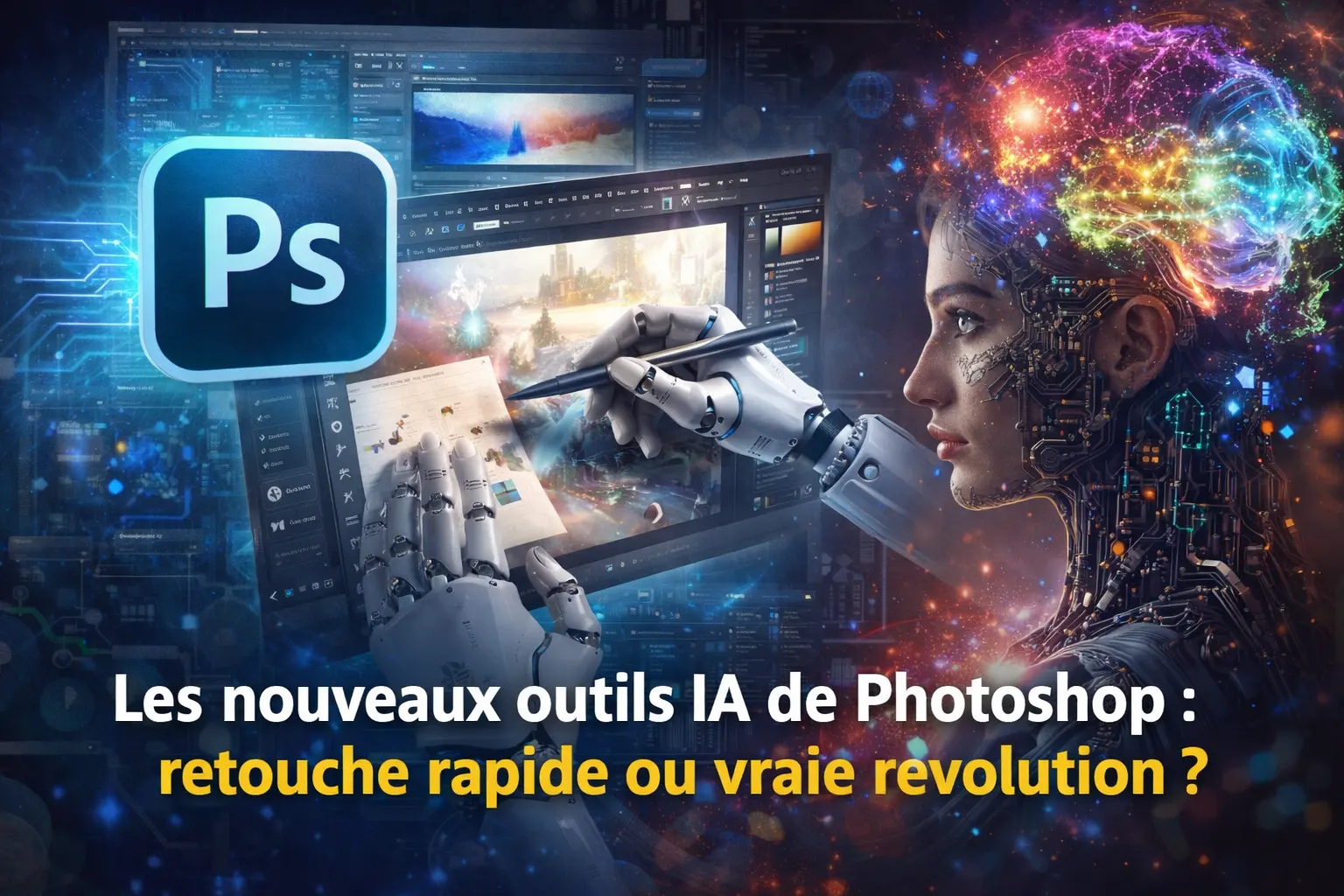 Nouveaux outils IA de Photoshop :retouche rapide ou vraie révolution ?